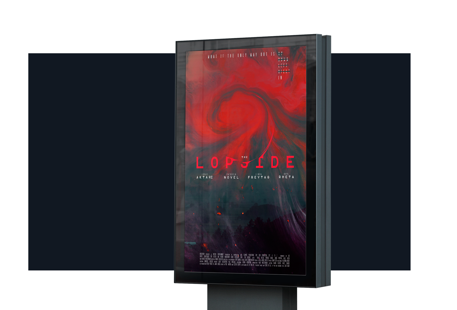 LOPSIDE Movie Poster designed by Tobias Heumann