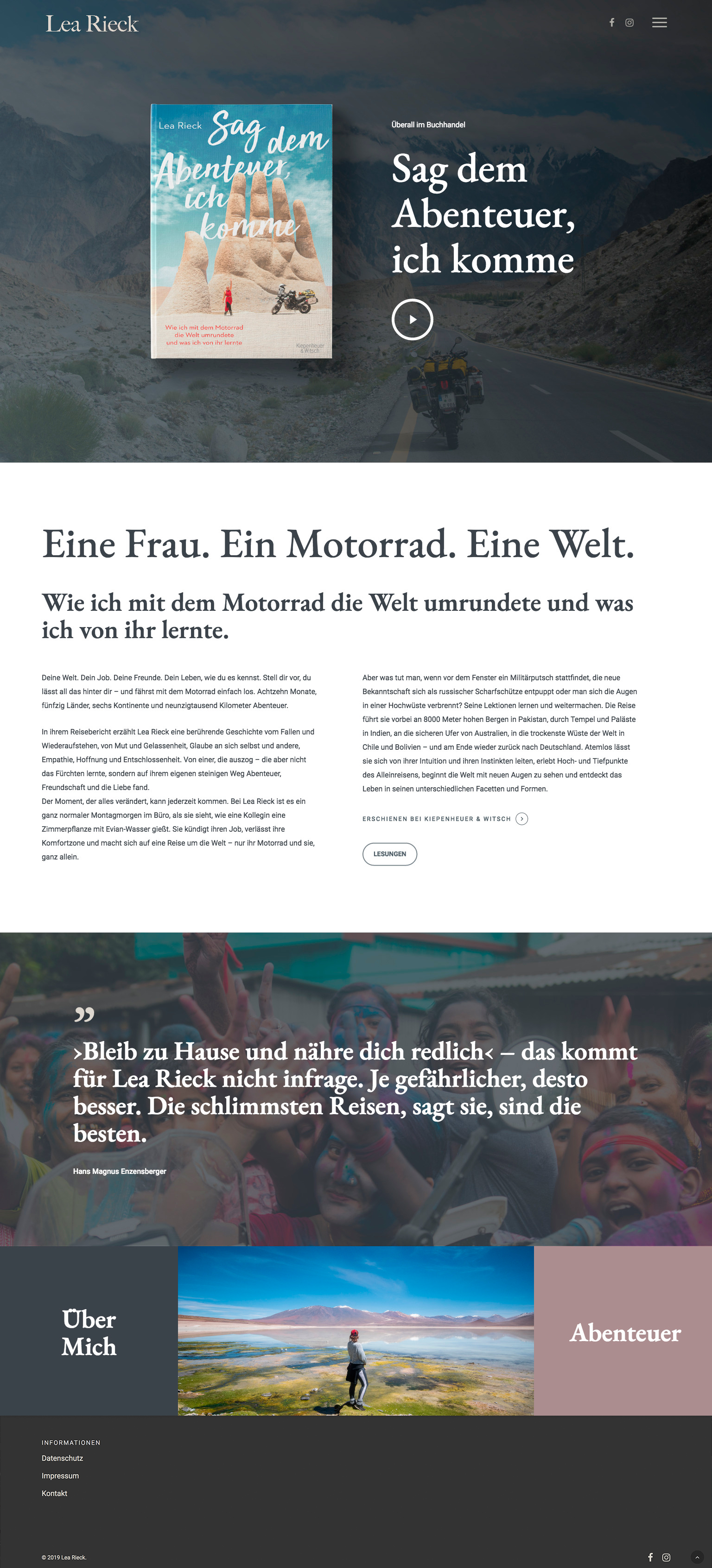 Lea Rieck Website designed by Tobias Heumann