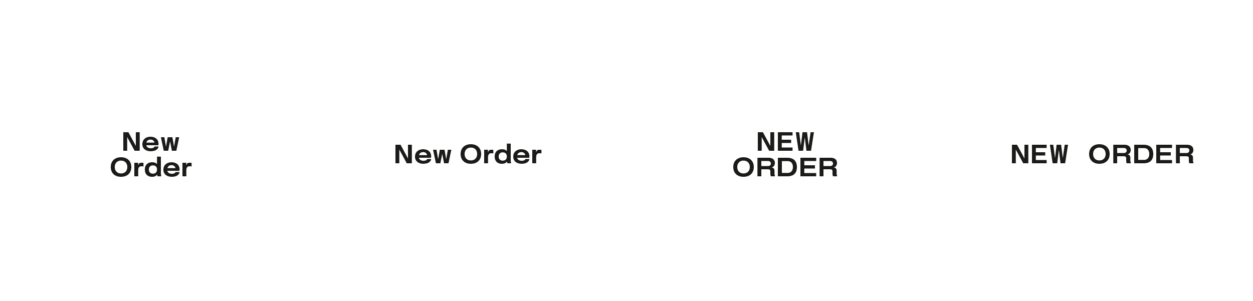 New Order Visual Identity designed by Tobias Heumann