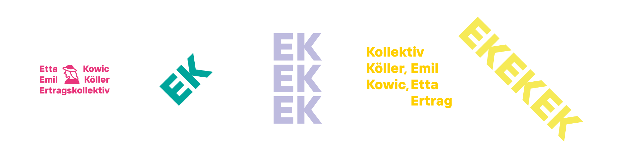 EKEKEK Visual Identity designed by Tobias Heumann